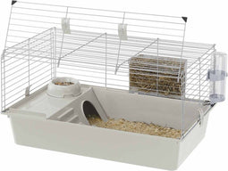 Ferplast Cavie 80 - Knaagdierenkooi voor cavia's - 77x48x42 cm - Lichtgrijs