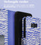 iMoshion Hoesje Geschikt voor Samsung Galaxy S8 Hoesje Met Pasjeshouder - iMoshion Design Bookcase smartphone - Meerkleurig / White Blue Stripes