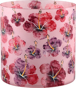 PTMD Denise Windlicht - H20 x Ø20 cm - Glas - Roze