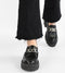 PS Poelman ROCKLAND - Dames Loafers - Chunky - Zwart - Maat 40