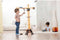 Dickie Toys - Giant Constructie Kraan 120 cm - Afstandsbediening 350° draaiend - Geel zwart
