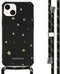 iMoshion Hoesje Geschikt voor iPhone 14 Plus Hoesje Met Koord - iMoshion Design Hoesje met Koord - Goud / Stars Gold