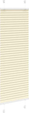 vidaXL - Plissé - rolgordijn - 40x150 - cm - stofbreedte - 39,4 - cm - polyester - crème