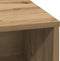 vidaXL - Dressoir - met - LED - Artisan - Eiken - 71x34,5x75 - cm - Gelaagd - Hout