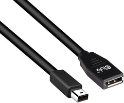 Club 3D - Mini DisplayPort naar DisplayPort 1.4 - 8K 60Hz DSC 1.2 HBR3 HDR - Zwart 1m