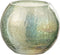 J-Line windlicht Bol Craquele Parel Effect - glas - groen - small