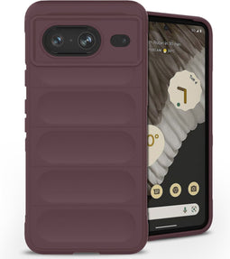 iMoshion Hoesje Geschikt voor Google Pixel 8 Hoesje Siliconen - iMoshion EasyGrip Backcover - Aubergine