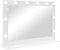 vidaXL - Make-upspiegel - met - LED-verlichting - - - Wit - 80x55x18 - cm
