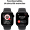 Apple Watch Series 11 - 42mm - Aluminium - Gitzwart - GPS + Cellular