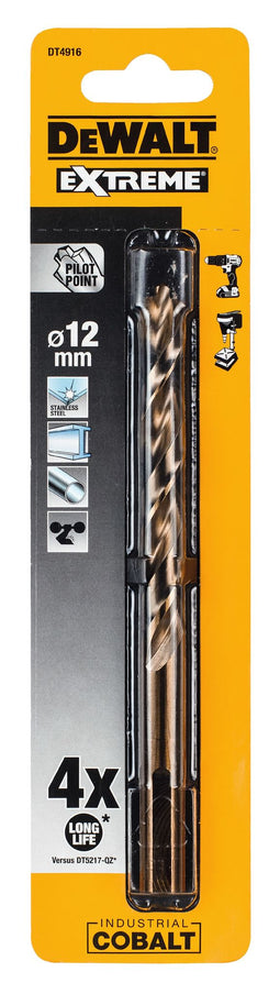 DeWALT DT4916-QZ - Boorbitje - Kobalt HSS-E - 12,0 mm