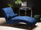MURET - Chaise longue - Blauw - Symmetrisch - Polyester