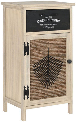 Ladenkast Home ESPRIT Zwart Natuurlijk Hout 40,5 x 29 x 73 cm