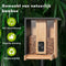 BIRDFY Bamboo 7 Days - Vogelvoederhuisje - Camera AI - Wit