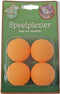 Gebr de boon - Kattenspeelgoed blisterpak a 4 stuks ping pong bal