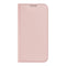 Dux Ducis - Geschikt voor iPhone 15 Pro - Slim bookcase hoesje - Rose Goud