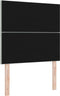 vidaXL - Hoofdbord - met - Diamantmotief - in - Lichtgrijs - 100 - cm - van - Velvet