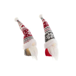 Kerstversiering DKD Home Decor Multicolour Kabouter 7 x 7 x 25 cm (2 Stuks)