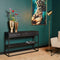 Sidetable met lades Milan - sidetable zwart - bijzettafel - salontafel 120 cm