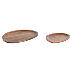 Bordenset Home ESPRIT Natuurlijk Acacia 26 x 18 x 1,6 cm