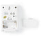 Nedis DOORB212WT - Draadloze Deurbelset - Ontvanger met batterijvoeding - Wit