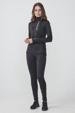 Tenson Naida - Dames Skipully - Sneldrogend - Zwart - Maat 44