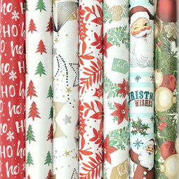 Benza K26 - Kerst cadeaupapier - 7 rollen 500 x 70 cm multikleur (7 stuks)