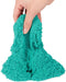 Kinetic Sand - Zandkasteel Speelkoffertje met 453 g blauwgroen origineel kinetisch zand - multifunctioneel speelvak en opbergbak - Sensorisch speelgoed