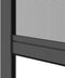 Raammuggennet L125 x H145 cm in antracietgrijs aluminium - In te korten in breedte en hoogte