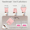 Sansbeauté® 3-in-1 Ladyshave - Scheerapparaat Vrouw - Waterproof - USB Oplaadbaar - Pink White Edition