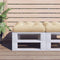 vidaXL - Palletkussen - 50x50x12 - cm - stof - beige