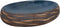 vidaXL - Opzetwasbak - ovaal - 59x40x15 - cm - keramiek - bruin - en - blauw