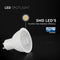 V-TAC VT-275 - LED Spot Light - CREE - GU10 - Lens 38° - IP20 - Wit - 4.5W - 345 Lumens - 4000K