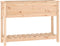 vidaXL - Plantenbak - met - schap - 111,5x34,5x81 - cm - massief - grenenhout