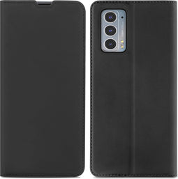 iMoshion Hoesje Geschikt voor Motorola Edge 20 Hoesje Met Pasjeshouder - iMoshion Slim Folio Bookcase - Zwart