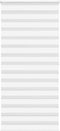 vidaXL - Zebra - rolgordijn - 110x200 - cm - stofbreedte - 105,9cm - polyester - wit