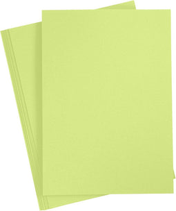 Creativ Company CC Gekleurd Karton A4 Lime Groen 20 vel.