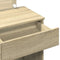 vidaXL - Kaptafel - met - LED-verlichting - 100x40x120 - cm - sonoma - eikenkleurig
