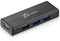 j5create JUH340 - USB 3.0 4-Port Hub - 4x USB 3.2 (Gen1, 5Gb/s) type-A - Zwart