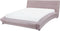 LILLE - Tweepersoonsbed - Roze - 160 x 200 cm - Fluweel