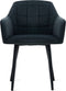 Eetkamerstoel Praia Velvet Charcoal - Set van 2