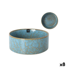 Kom La Mediterránea Scratch blue 20,6 x 7,8 cm (8 Stuks)