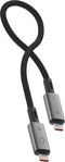 LINQ Connects USB4 Pro USB-C naar USB-C Kabel – Geschikt voor 40Gbps en 100W Power Delivery | 30cm Hoogwaardige Kabel