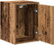 vidaXL - Garage - wandkast - bewerkt - hout - oud - hout