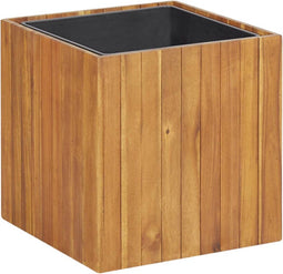vidaXL - Plantenbak - verhoogd - 43,5x43,5x44 - cm - massief - acaciahout