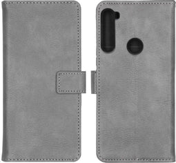 iMoshion Hoesje Geschikt voor Motorola One Fusion Plus Hoesje Met Pasjeshouder - iMoshion Luxe Bookcase - Grijs