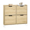 SoBuy FSR100-N - Schoenenkast - 8 Planken - Naturel Hout