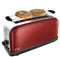 Russell Hobbs Colours Plus+ 21391-56 - Broodrooster - Extra lange sleuven en hoge lift - Rood