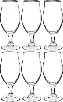 18x Stuks luxe bierglazen speciaalbier 375 ml - Bierglazen - Glazen voor speciaalbier