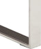 Wandtafel met natuurlijke rand 105x33x76 cm massief mangohout