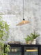 GOOD&MOJO Hanglamp Bromo - Bamboe - Asymmetrisch - Ø50cm - Scandinavisch,Bohemian - Hanglampen Eetkamer, Slaapkamer, Woonkamer
